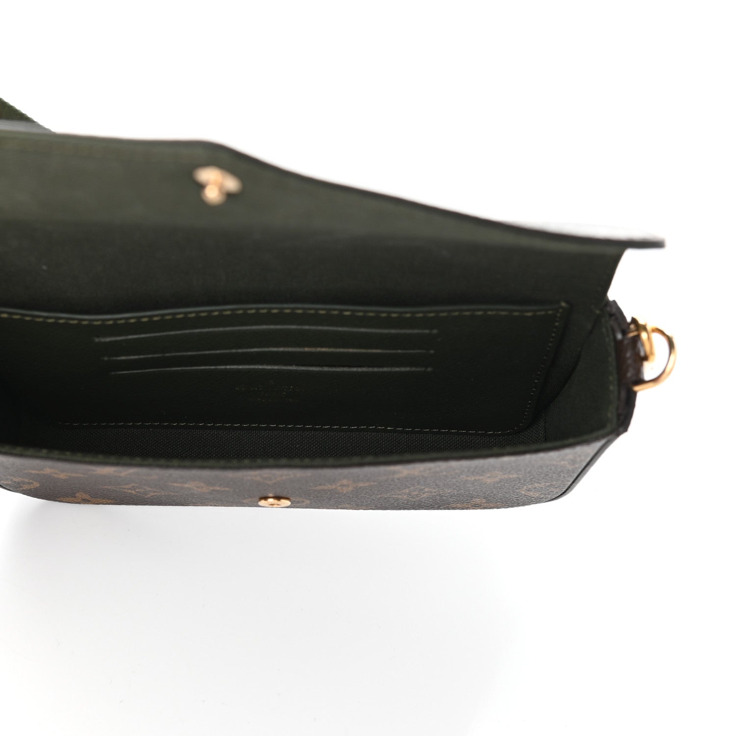 Louis Vuitton Monogram Felicie Strap & Go Kaki 5 of 9
