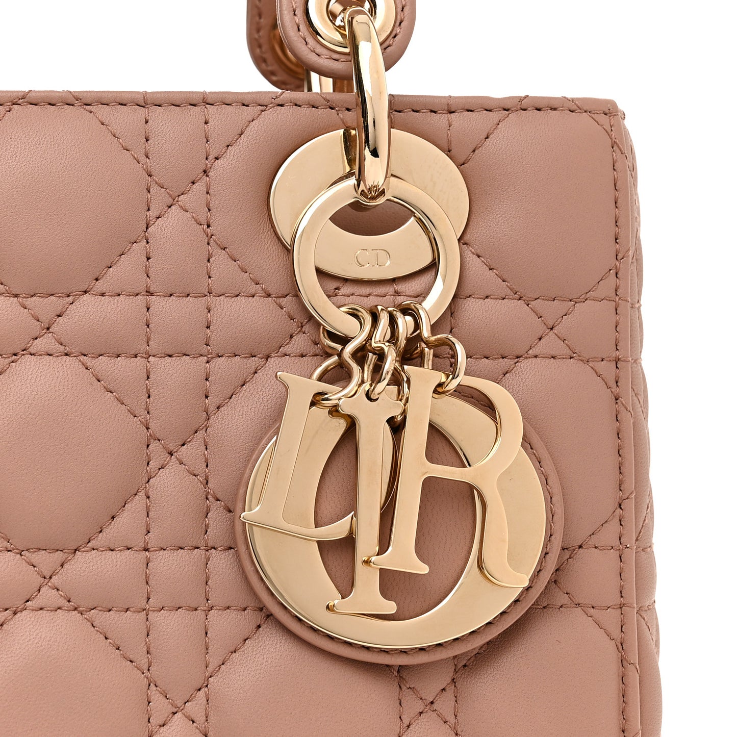 Lambskin Cannage Small My ABC Dior Lady Dior Blush