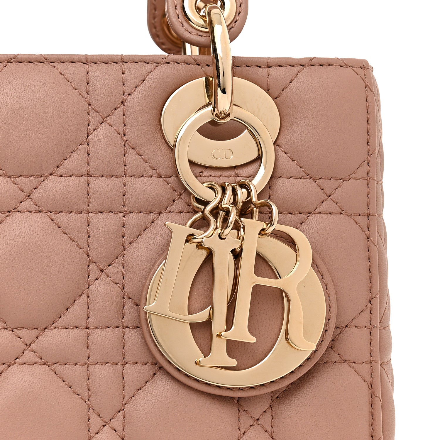 Christian Dior Lambskin Cannage Small My ABC Dior Lady Dior Blush 8 of 11