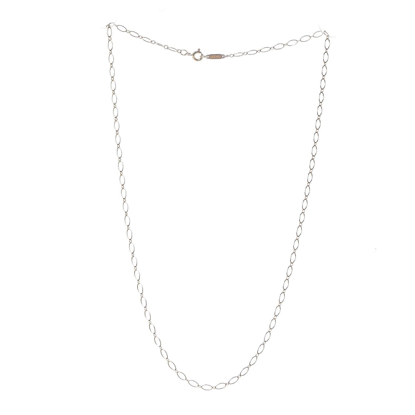 18K Yellow Gold Oval Link Chain