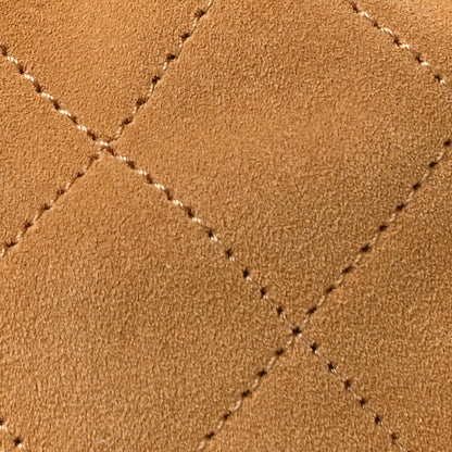 Chanel Suede Quilted Medium Chanel 25 Handbag Beige 9 of 11