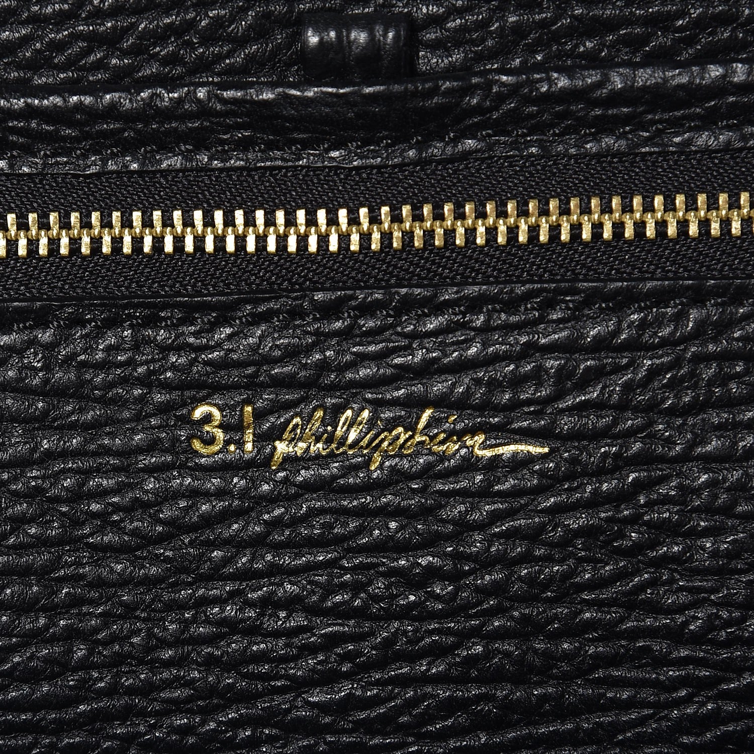 3.1 Phillip Lim 3.1 Textured Calfskin Medium Pashli Satchel Black 7 of 8