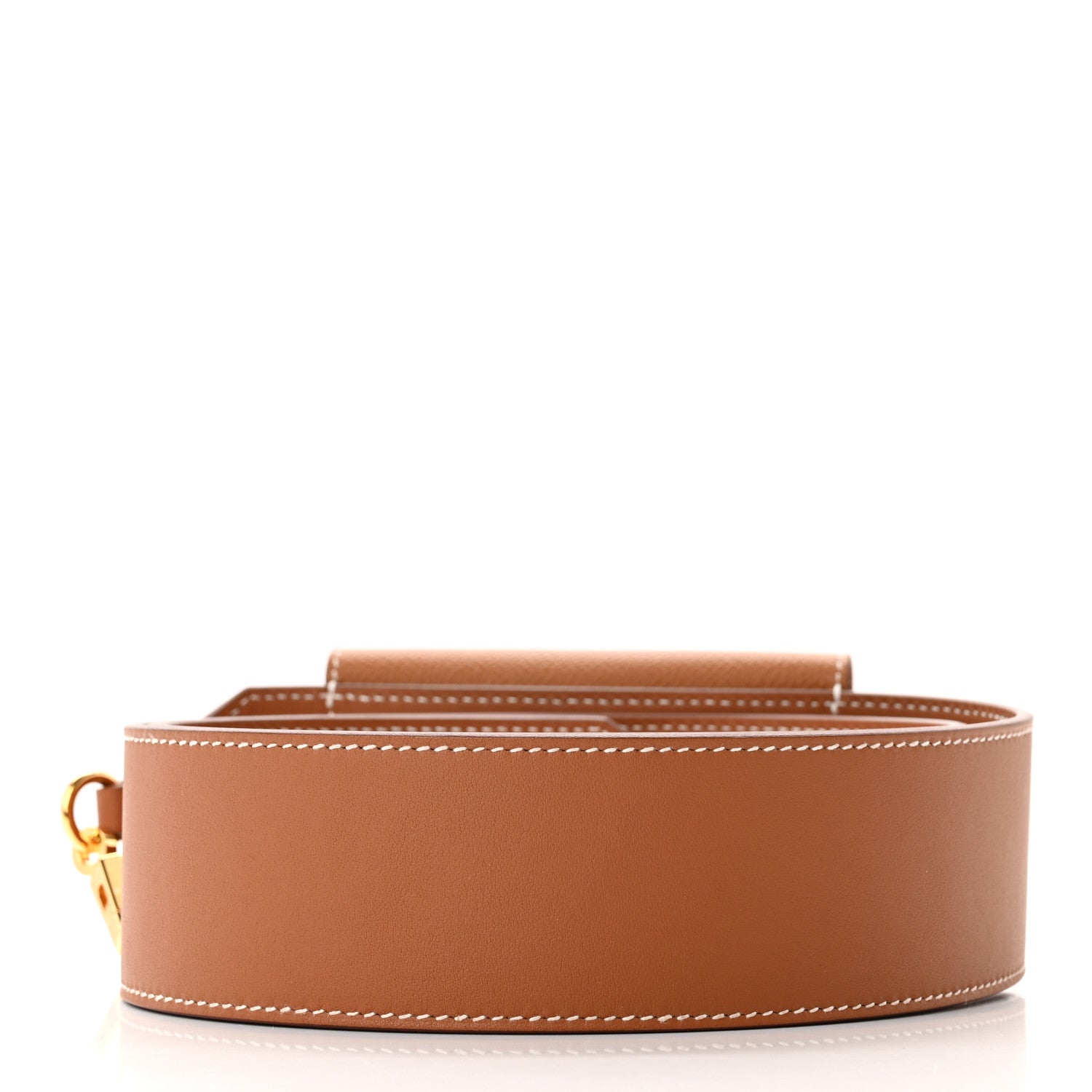 Hermes Swift Epsom Pocket Kelly Shoulder Strap Gold 2 of 8