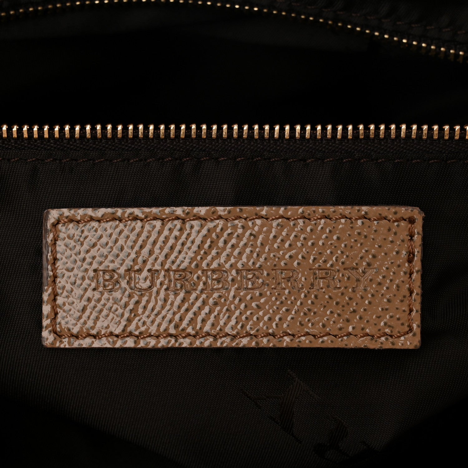 Burberry Patent Somerford Tote Tan 6 of 10