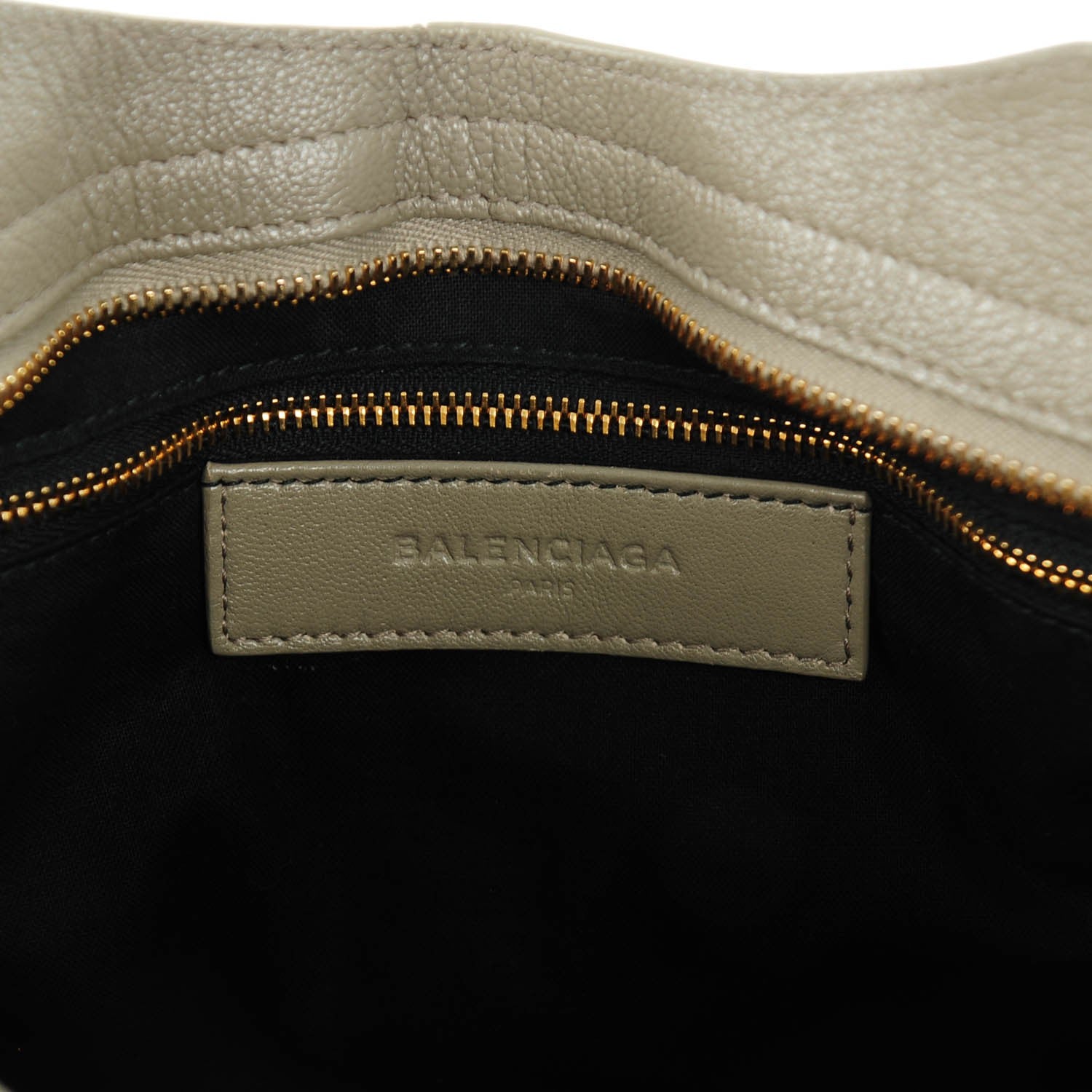 Balenciaga Chevre Gold Metallic Edge Hardware City Gris Taupe 6 of 7