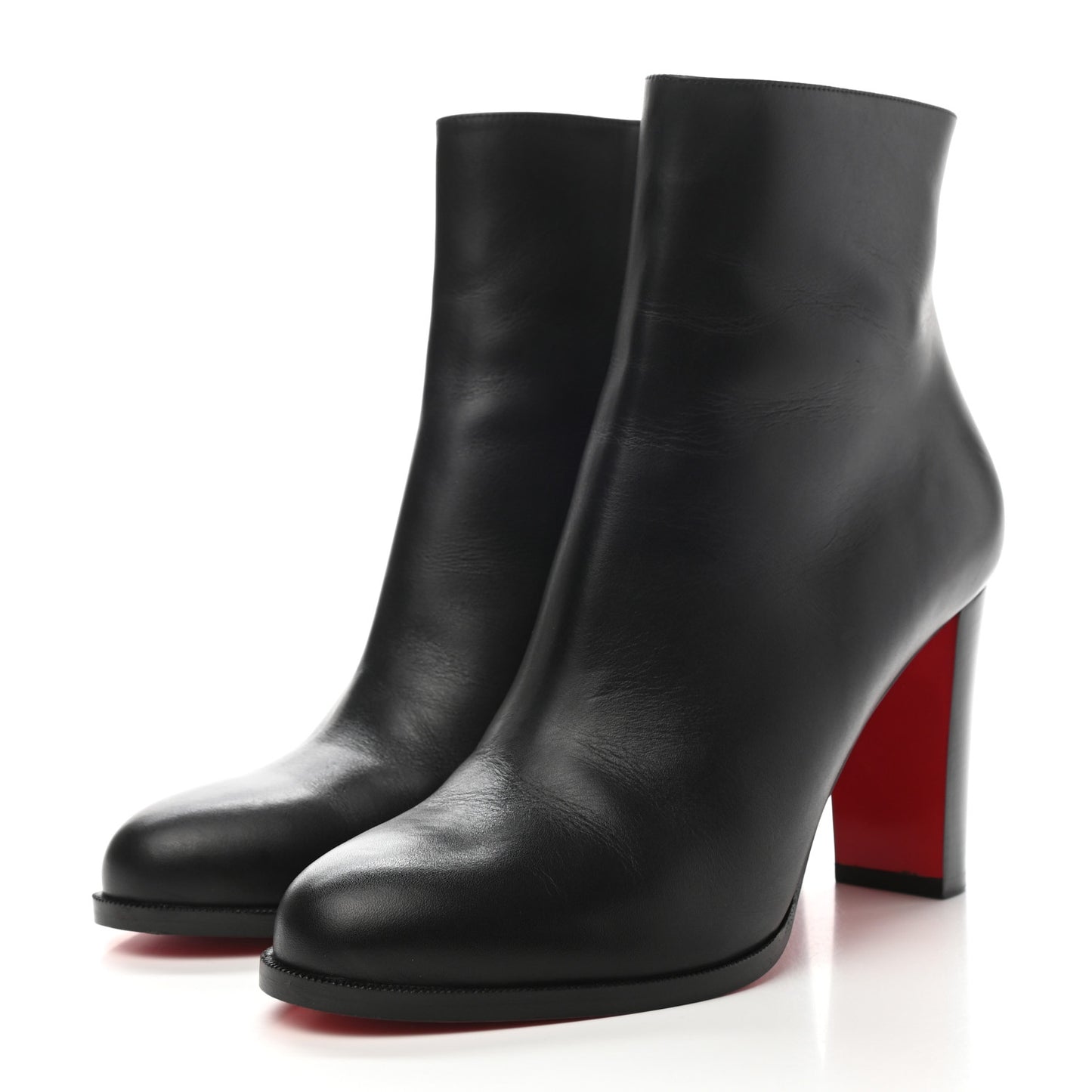 Calfskin Adox 85 Ankle Boots 40.5 Black