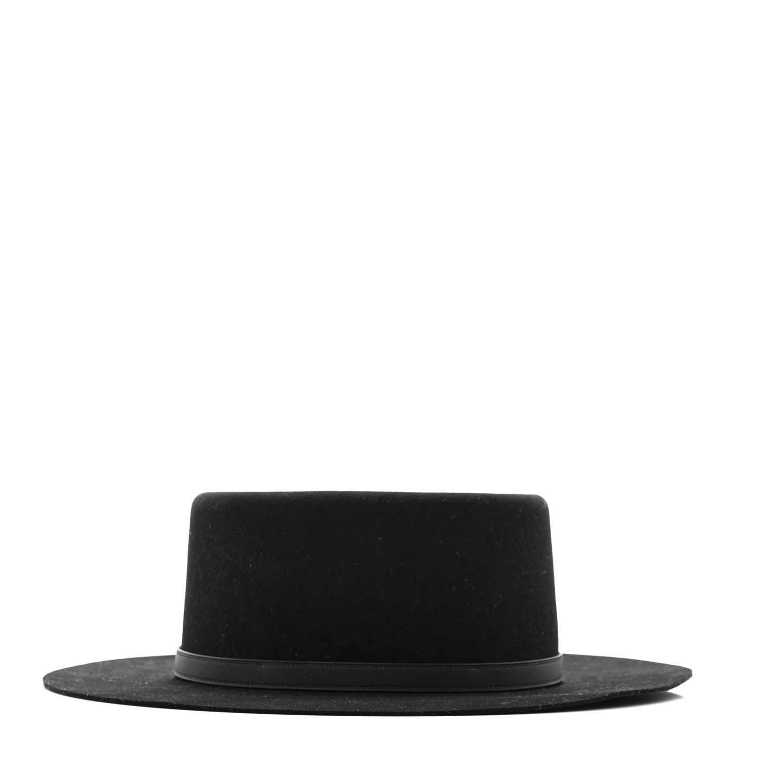 Hermes Rabbit Felt Hampton Hat 57 Black 4 of 10