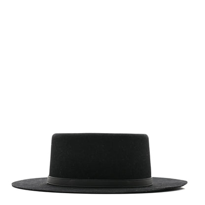 Hermes Rabbit Felt Hampton Hat 57 Black 4 of 10