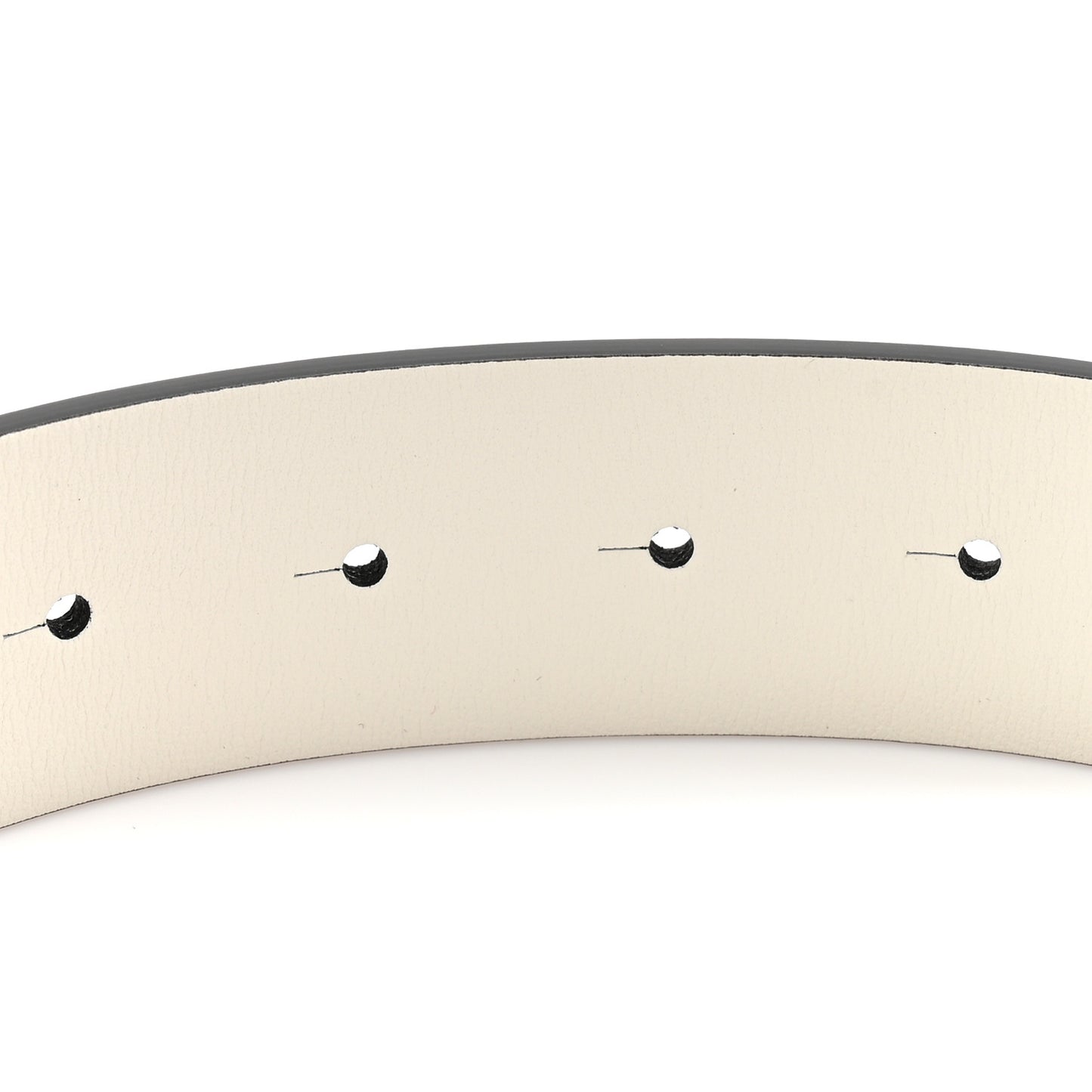 Calfskin CC Reversible Belt 80 32 Black White