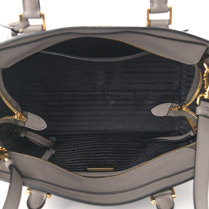 Prada Glace Calfskin Shopping Tote Argilla 5 of 8