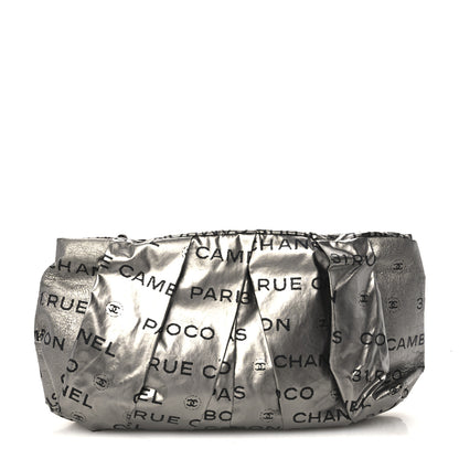 Chanel Coated Canvas Unlimited Clutch Silver 1 of 10