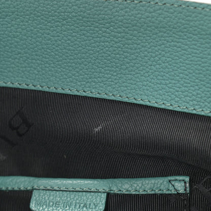 Burberry Grainy Calfskin Messenger Green 9 of 16