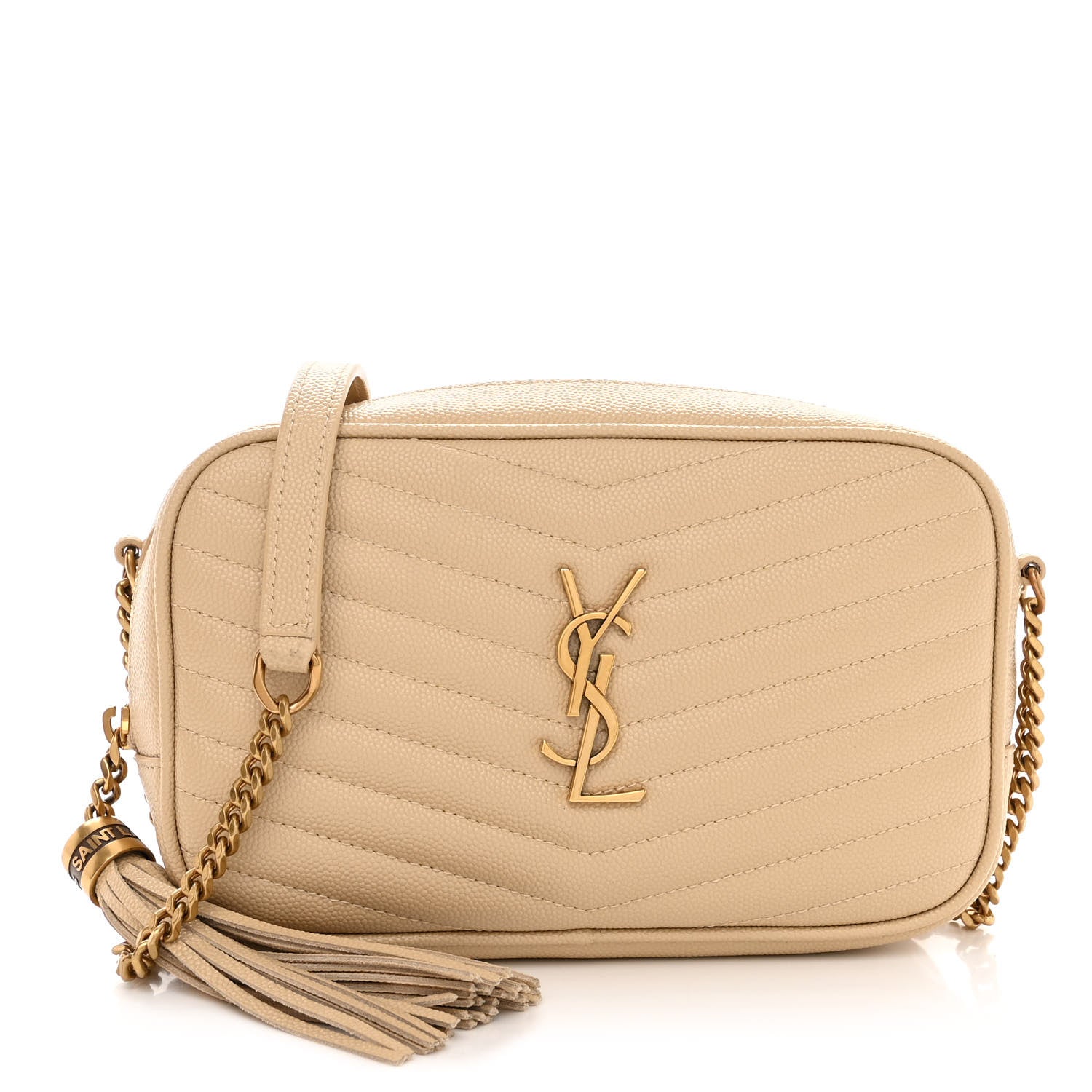 Saint Laurent Grain De Poudre Matelasse Monogram Mini Lou Camera Bag New Powder 1 of 10