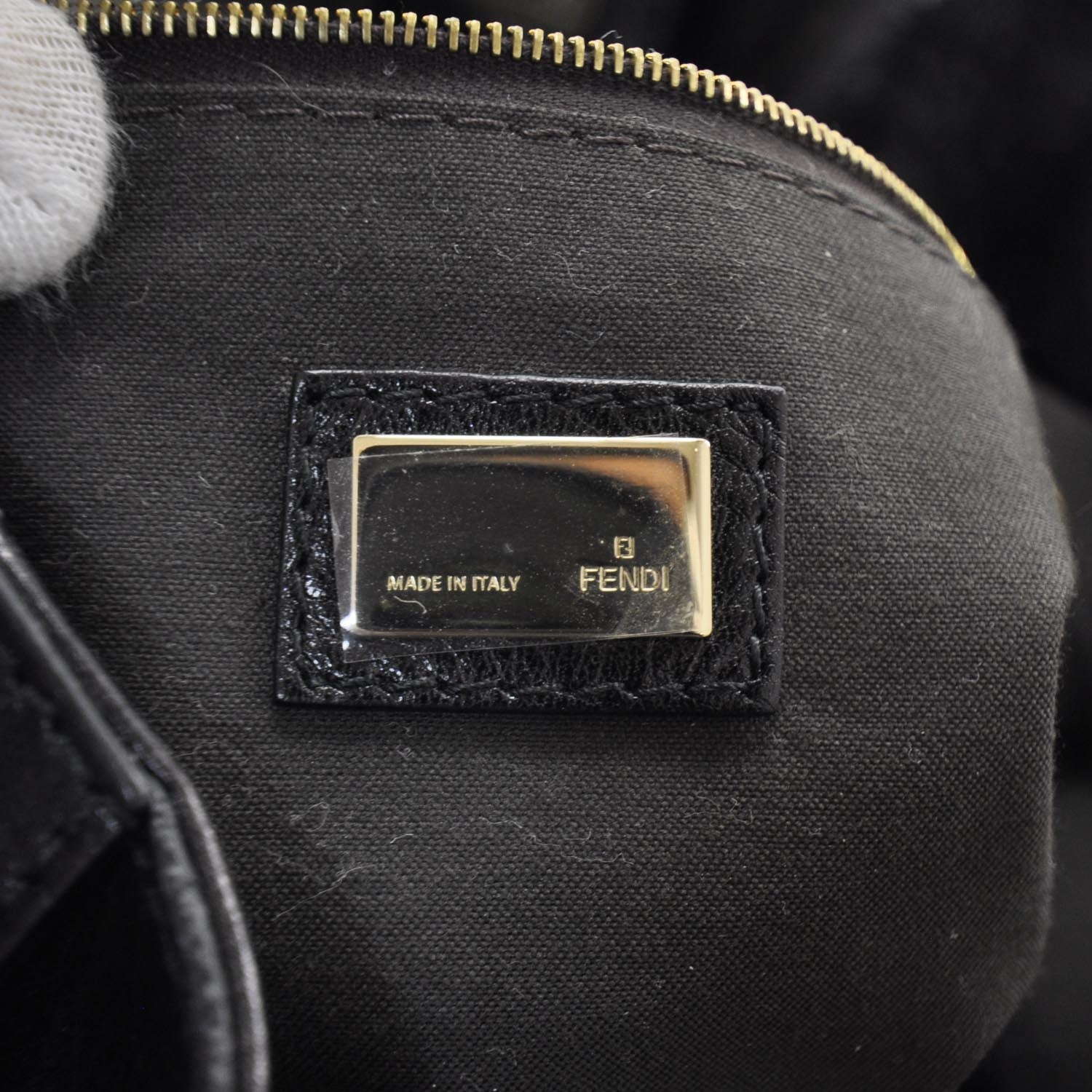 Fendi Leather Twins Tote Black 8 of 12