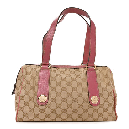 Gucci Monogram Small Charmy Boston Pink 1 of 9