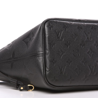 Louis Vuitton Empreinte Monogram Giant Neverfull MM Black 6 of 9