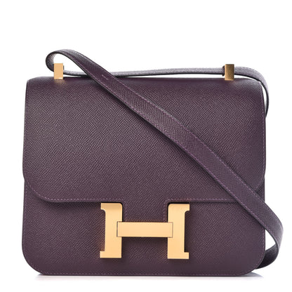 Hermes Epsom Constance 24 Raisin 1 of 23