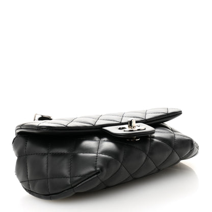 Chanel Calfskin Quilted CC Uniform Flap Belt Bag Black 4 of 10