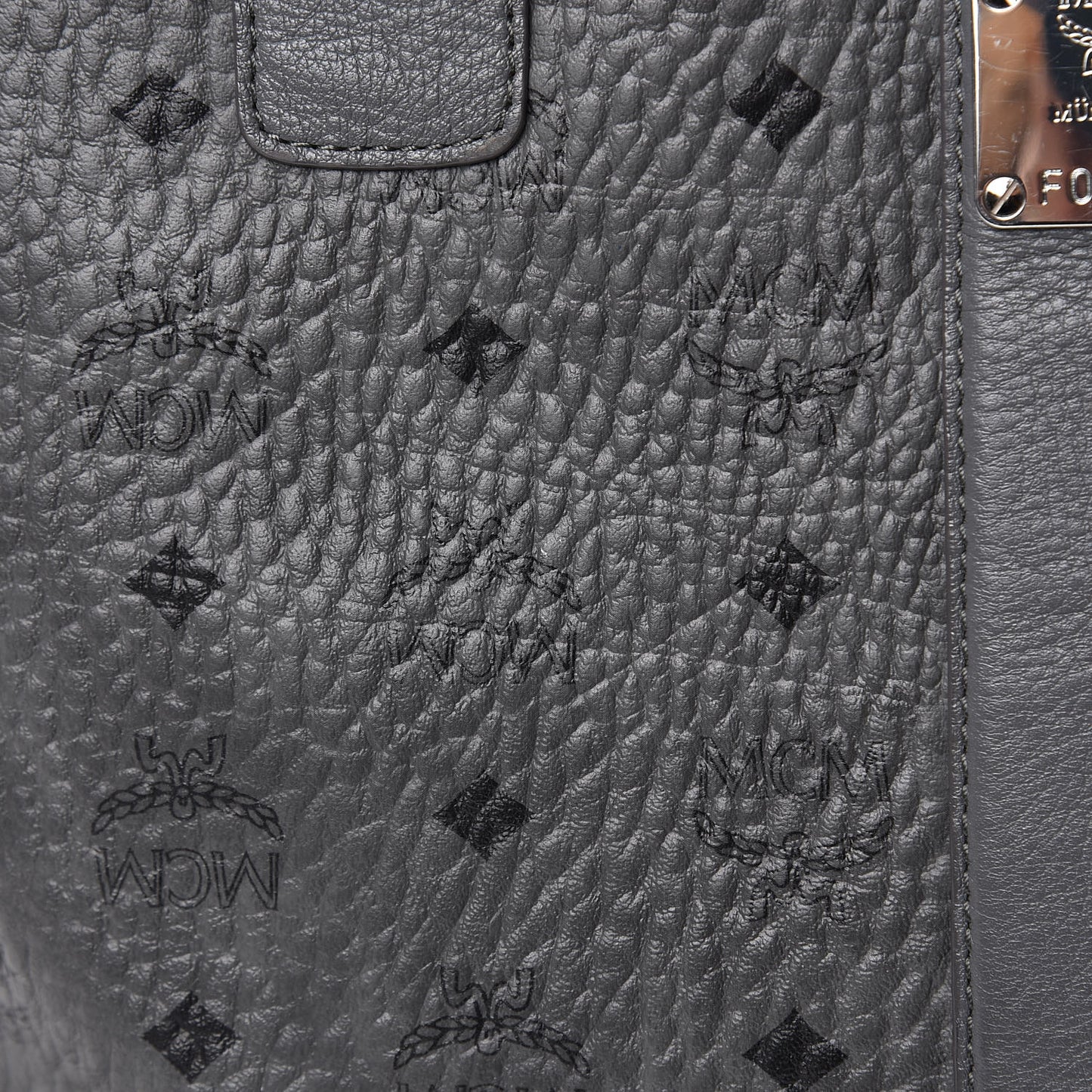 Visetos Medium Liz Reversible Shopper Tote Phantom Grey