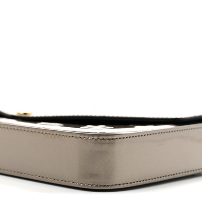 Louis Vuitton Vernis Felicie Pochette Chain Wallet Champagne Metallise 10 of 11