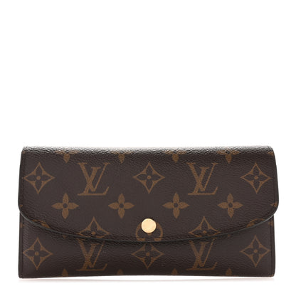 Louis Vuitton Monogram Emilie Wallet Rose Ballerine 1 of 7