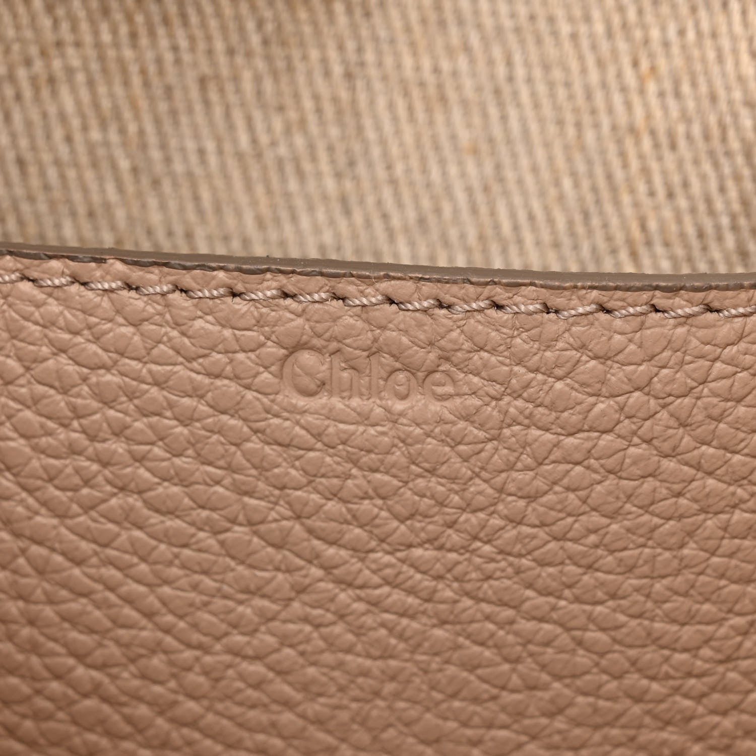 Chloe Grained Calfskin Medium Marcie Saddle Bag Nomad Beige 6 of 14