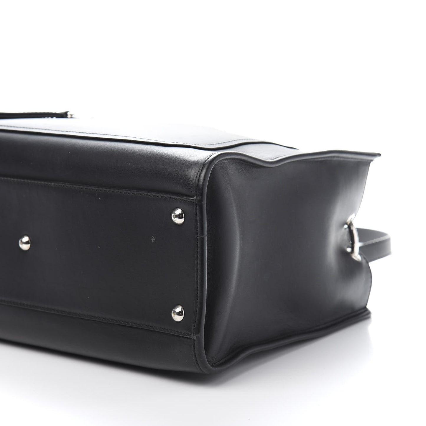 Vitello Century Opaco F is Fendi Regular Runaway Satchel Black