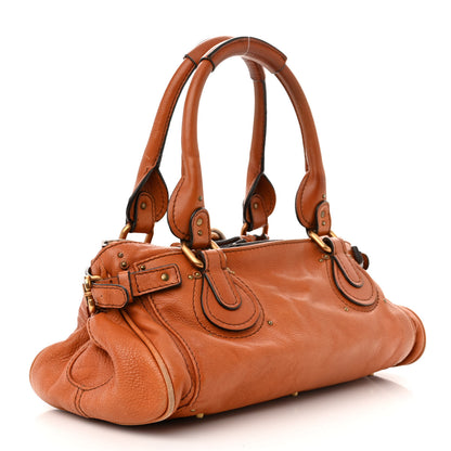 Chloe Calfskin Medium Paddington Satchel Tan 3 of 14