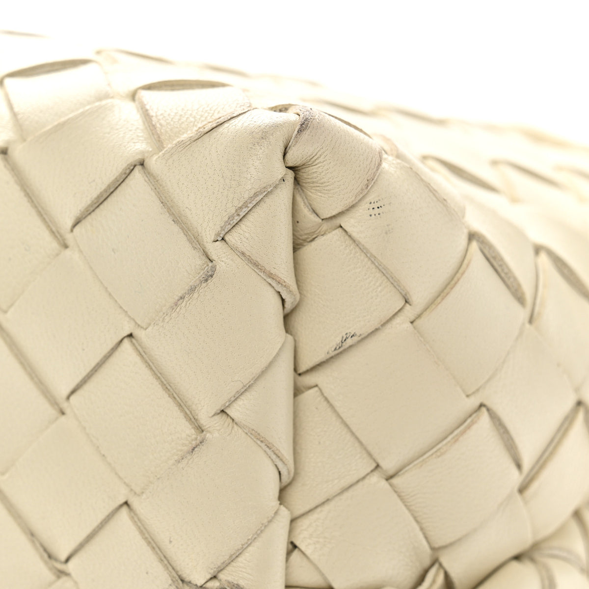 Nappa Intrecciato Medium Andiamo Shoulder Bag Sea Salt