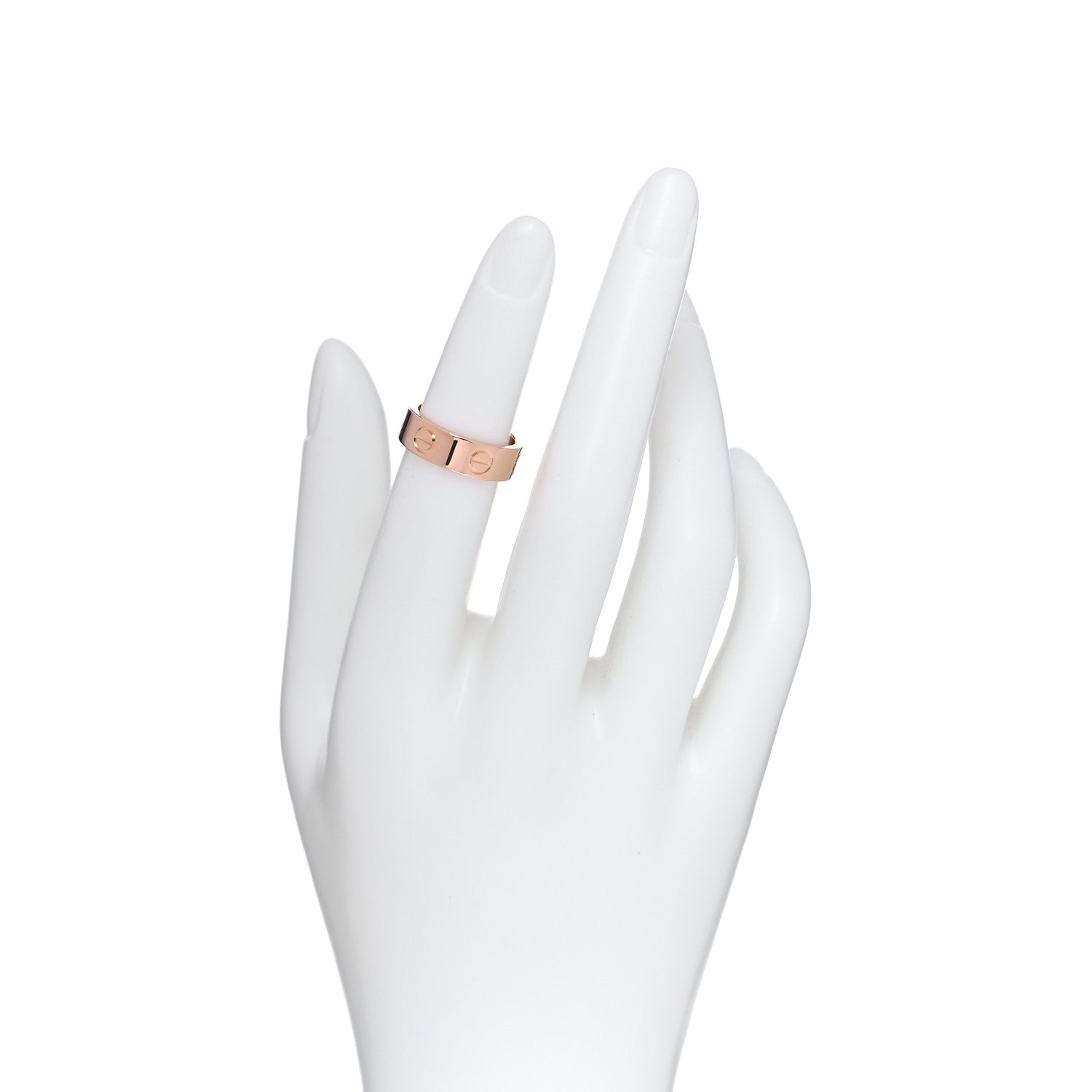 Cartier 18K Pink Gold 5.5mm LOVE Ring 48 4.5 2 of 4