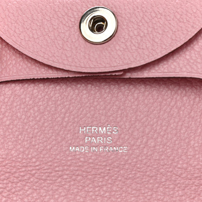 Hermes Chevre Mysore Bastia Coin Purse Rose Sakura 5 of 8