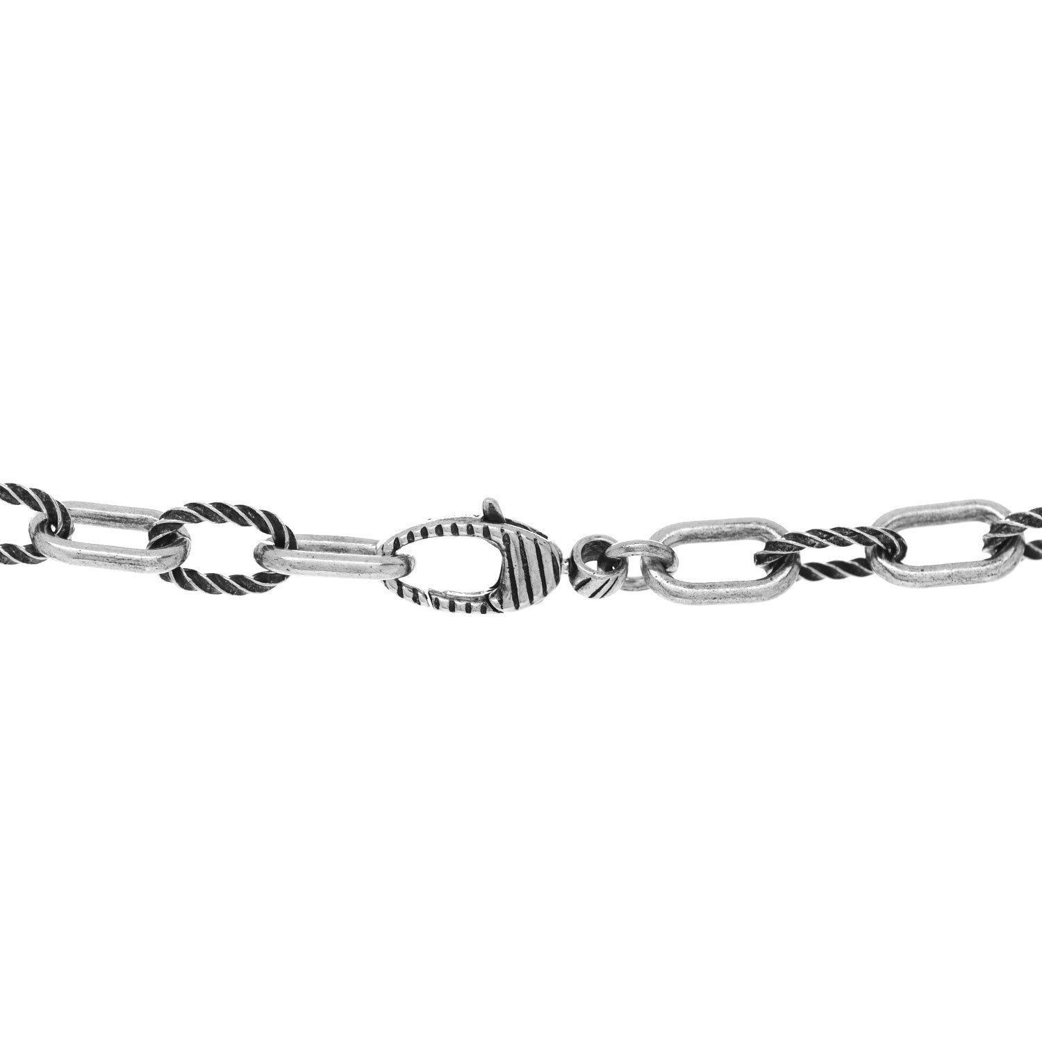 Gucci Sterling Silver Garden Ouroboros Snake Pendant Necklace 4 of 4