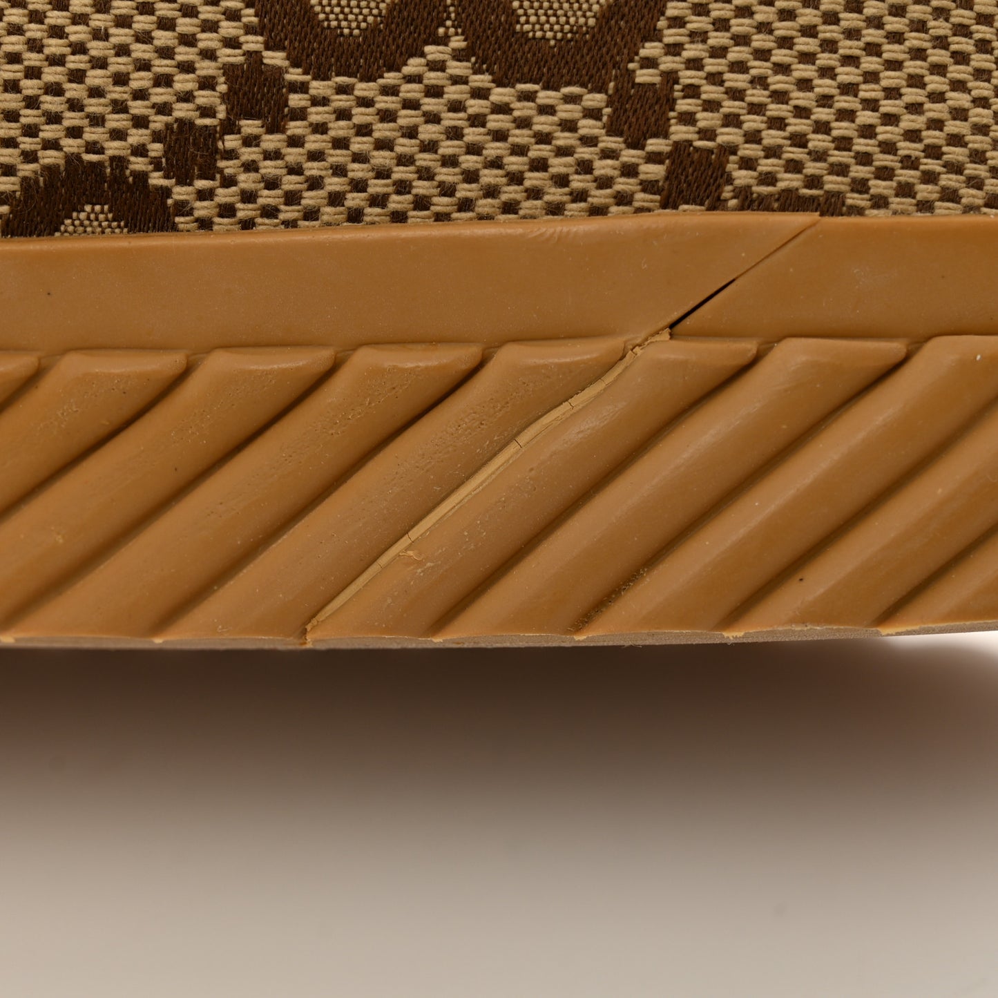 Monogram Jumbo GG New Lace Papin Mens Tortuga High Top Sneakers 11.5 Camel Ebony Black