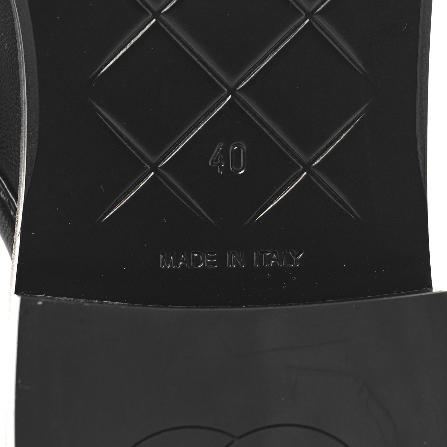 Lambskin Quilted CC Turnlock Mules 40 Black