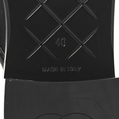 Chanel Lambskin Quilted CC Turnlock Mules 40 Black 8 of 9