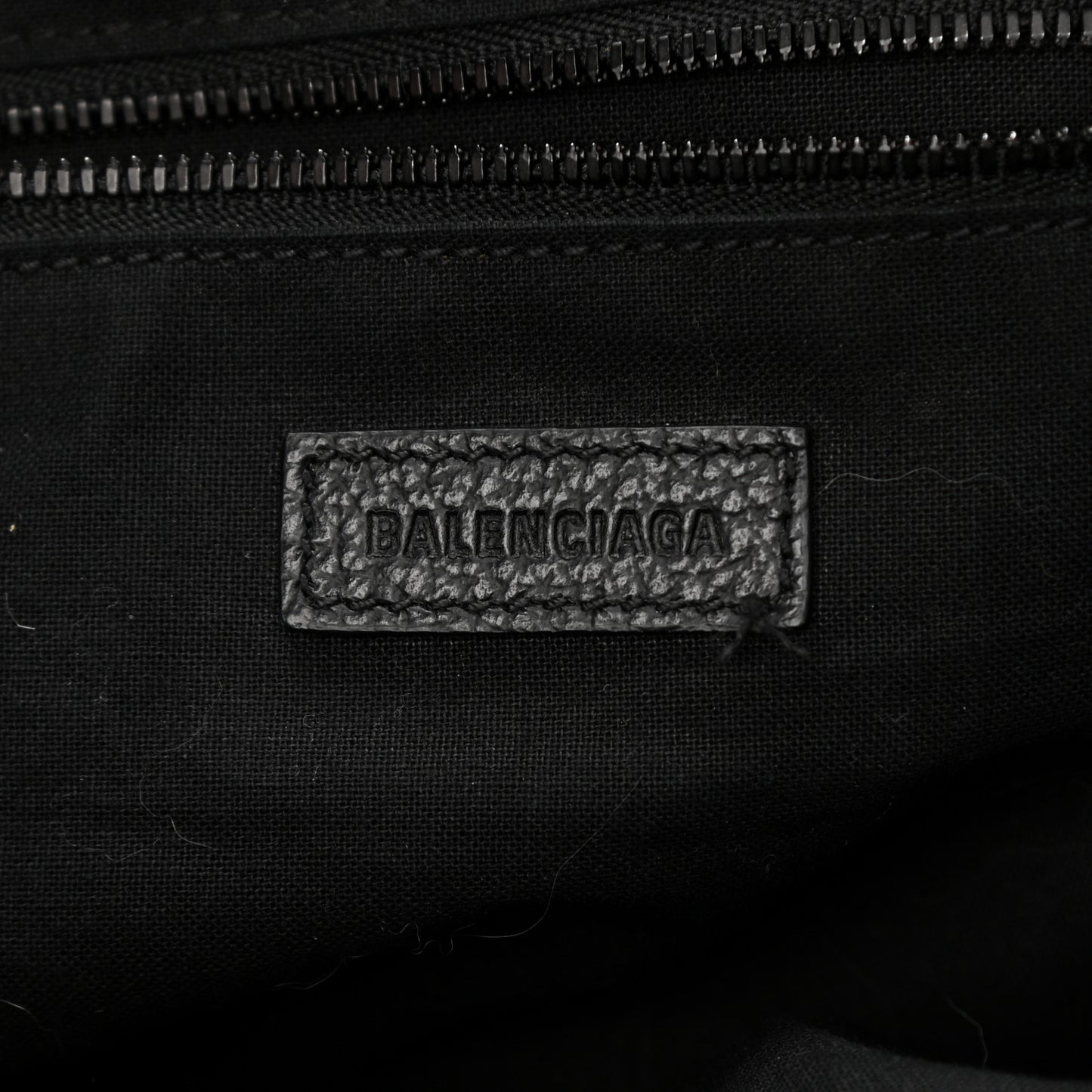 Grained Calfskin Black Hardware Small Neo Classic Hobo Black