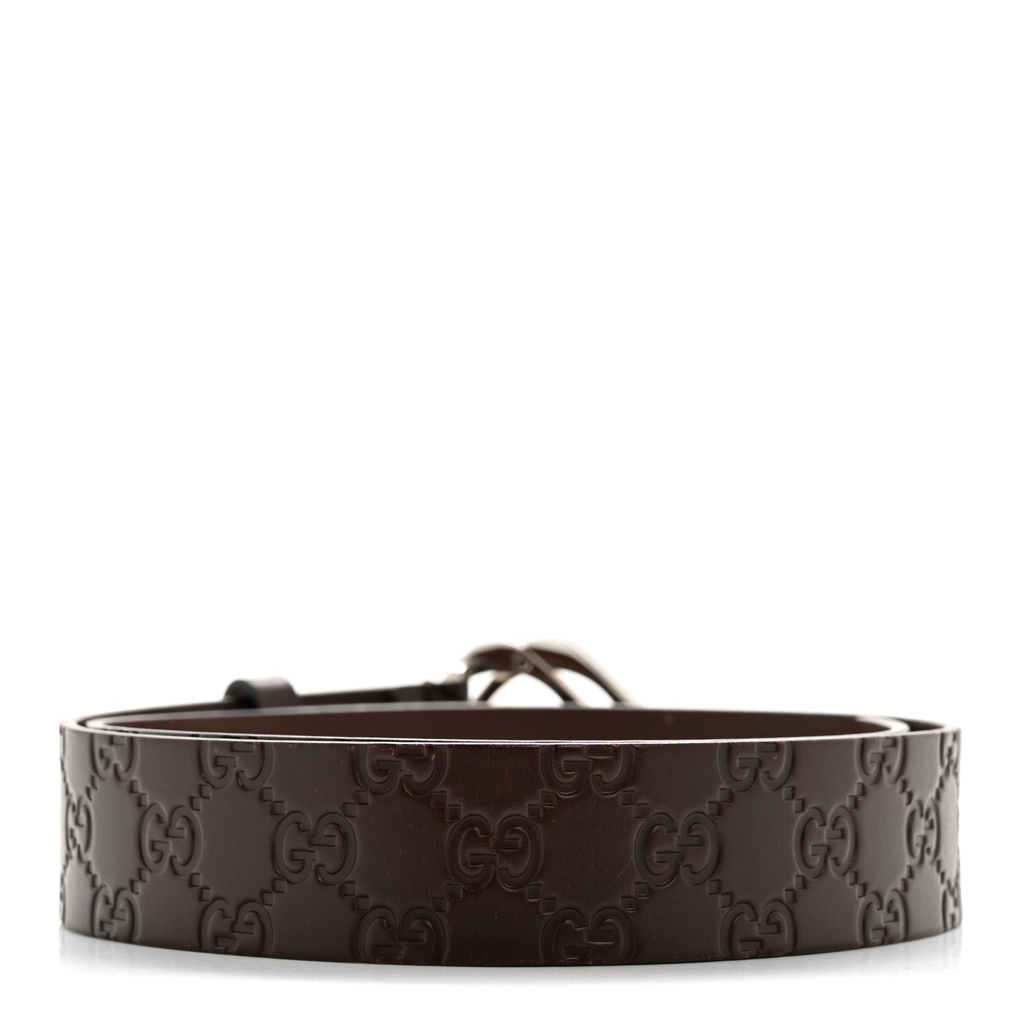 Guccissima Square G Belt 85 34 Brown