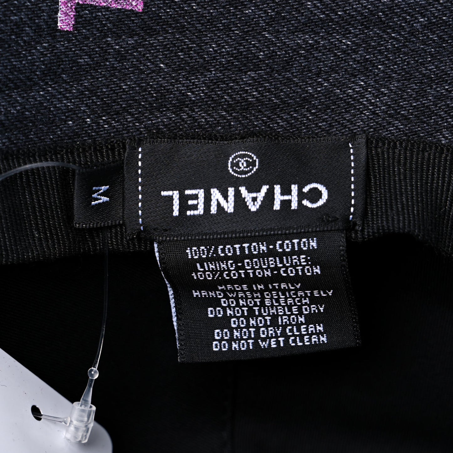 Denim Mood Cloche Bucket Hat M Black