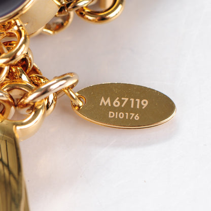 Louis Vuitton Fleur De Monogram Bag Charm Dore 5 of 6