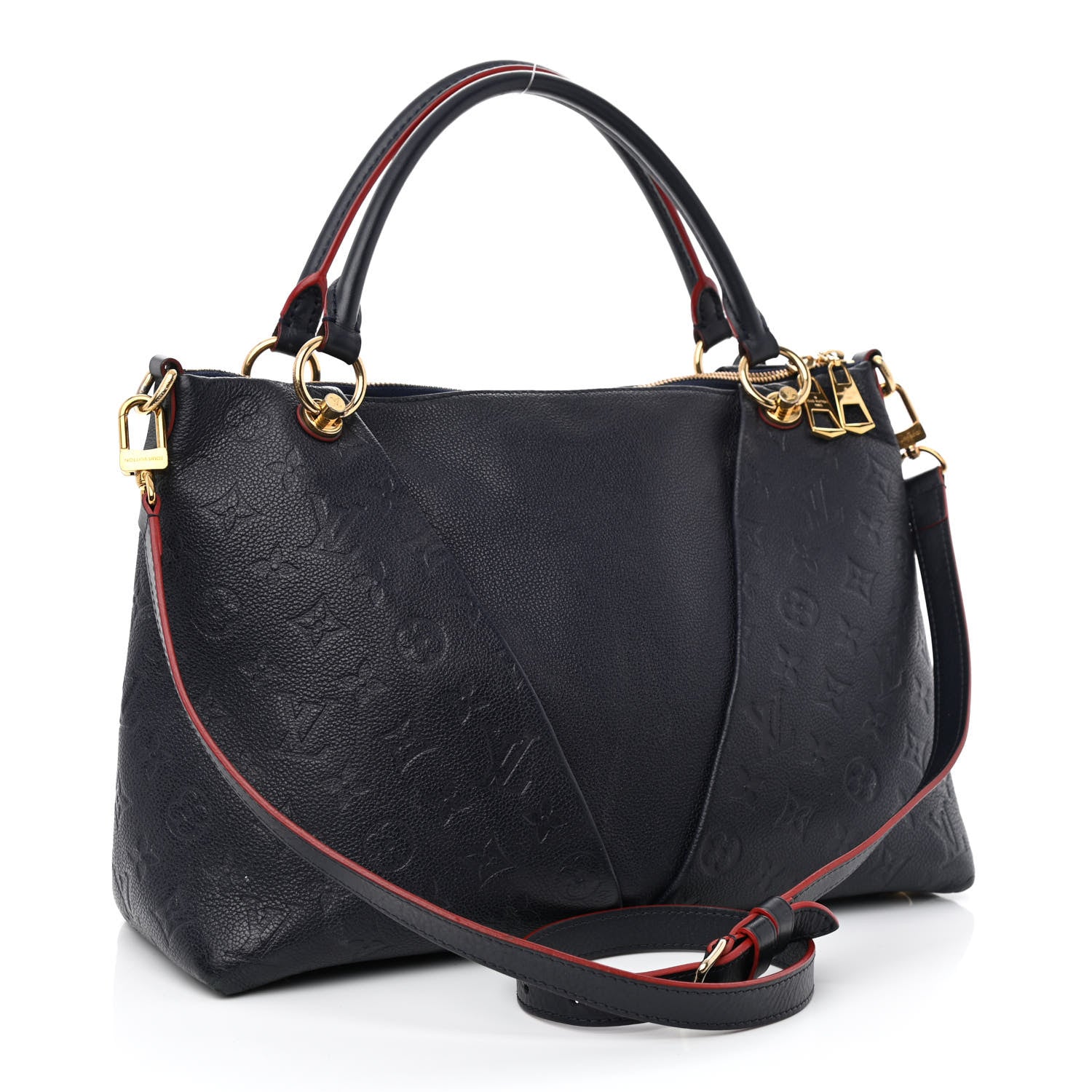Louis Vuitton Empreinte V Tote MM Marine Rouge 3 of 16