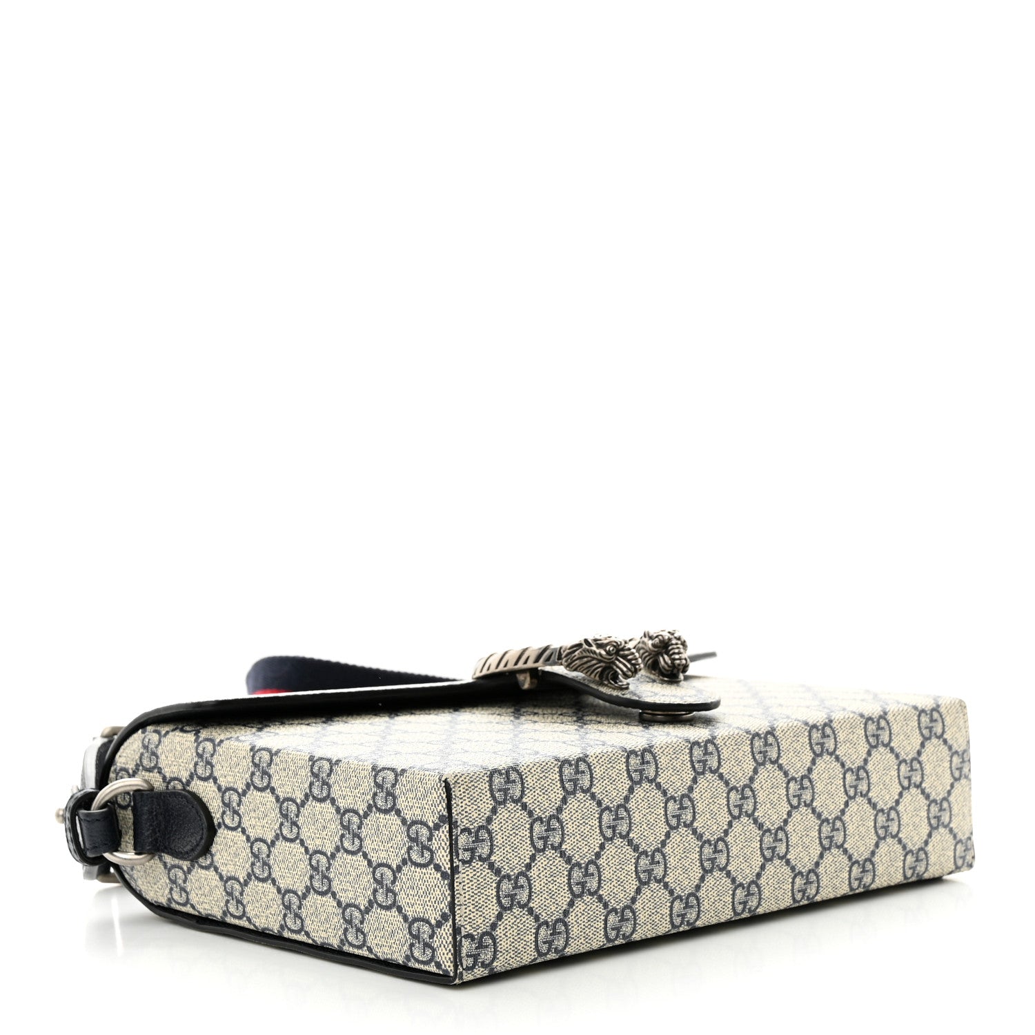 Gucci GG Supreme Monogram Dionysus Messenger Bag Beige Blue 4 of 14