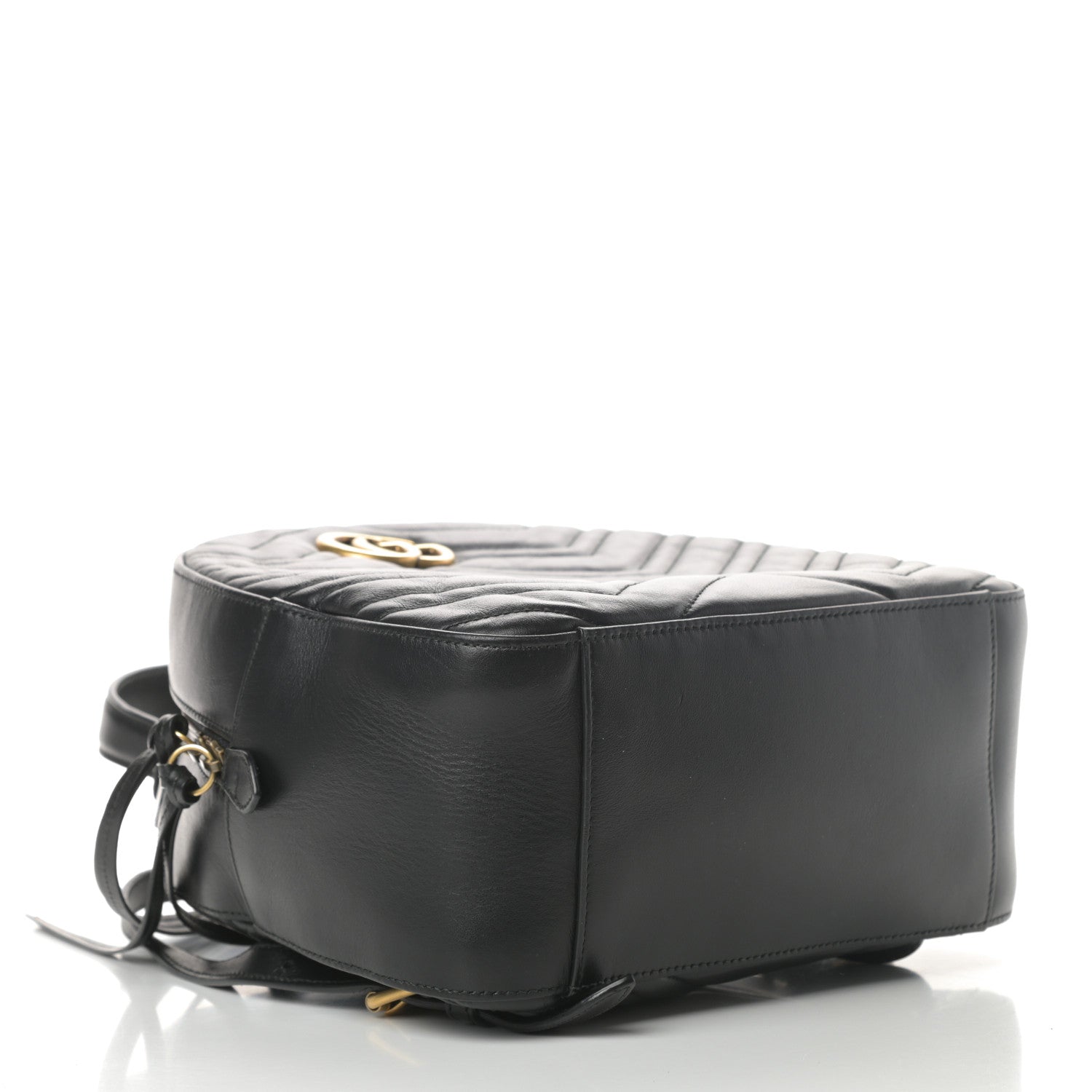 Gucci Calfskin Matelasse GG Marmont Backpack Black 4 of 13