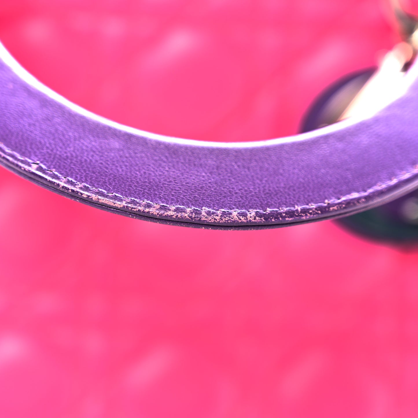 Lambskin Cannage Medium Tri-Color Lady Dior Pink