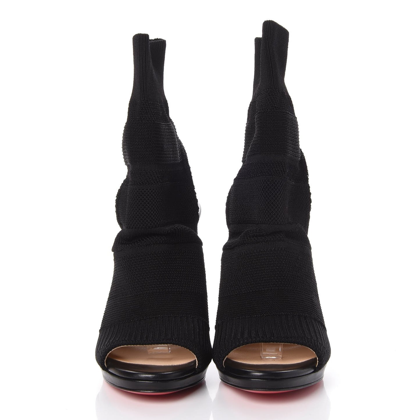 Maille Tricot Nappa Cheminene 120 Sock Ankle Boots 37.5 Black