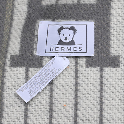 Hermes Wool Cashmere Avalon Passe-Passe Blanket Naturel 3 of 3
