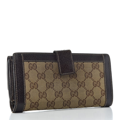 Gucci Crystal Monogram Continental Charmy Wallet Brown 3 of 10