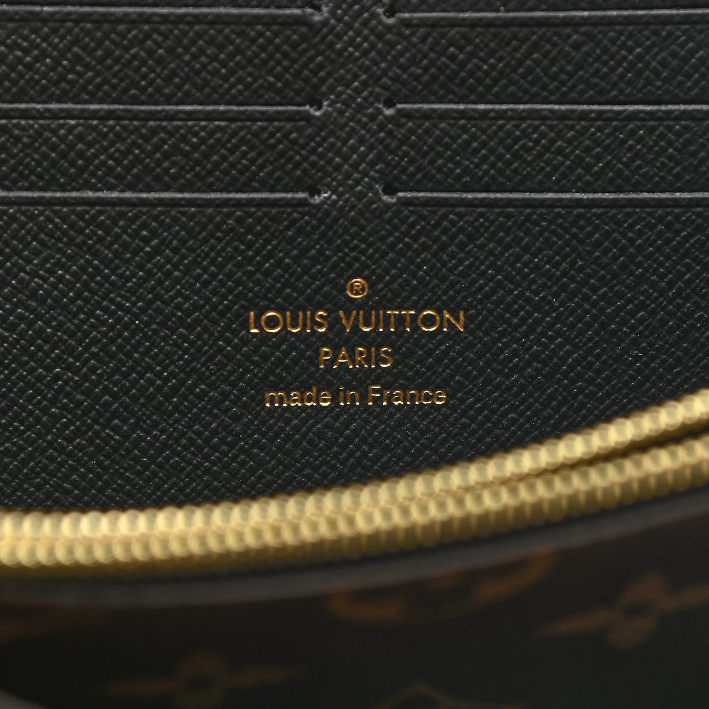Monogram Zippy Retiro Wallet Black