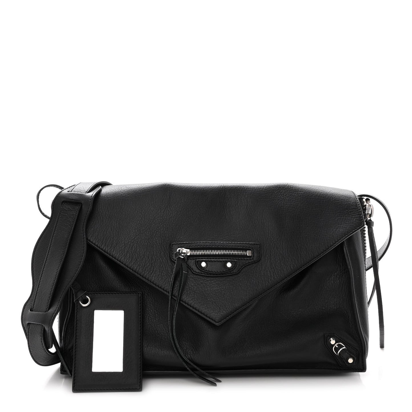 Calfskin Papier Sight Clutch Black