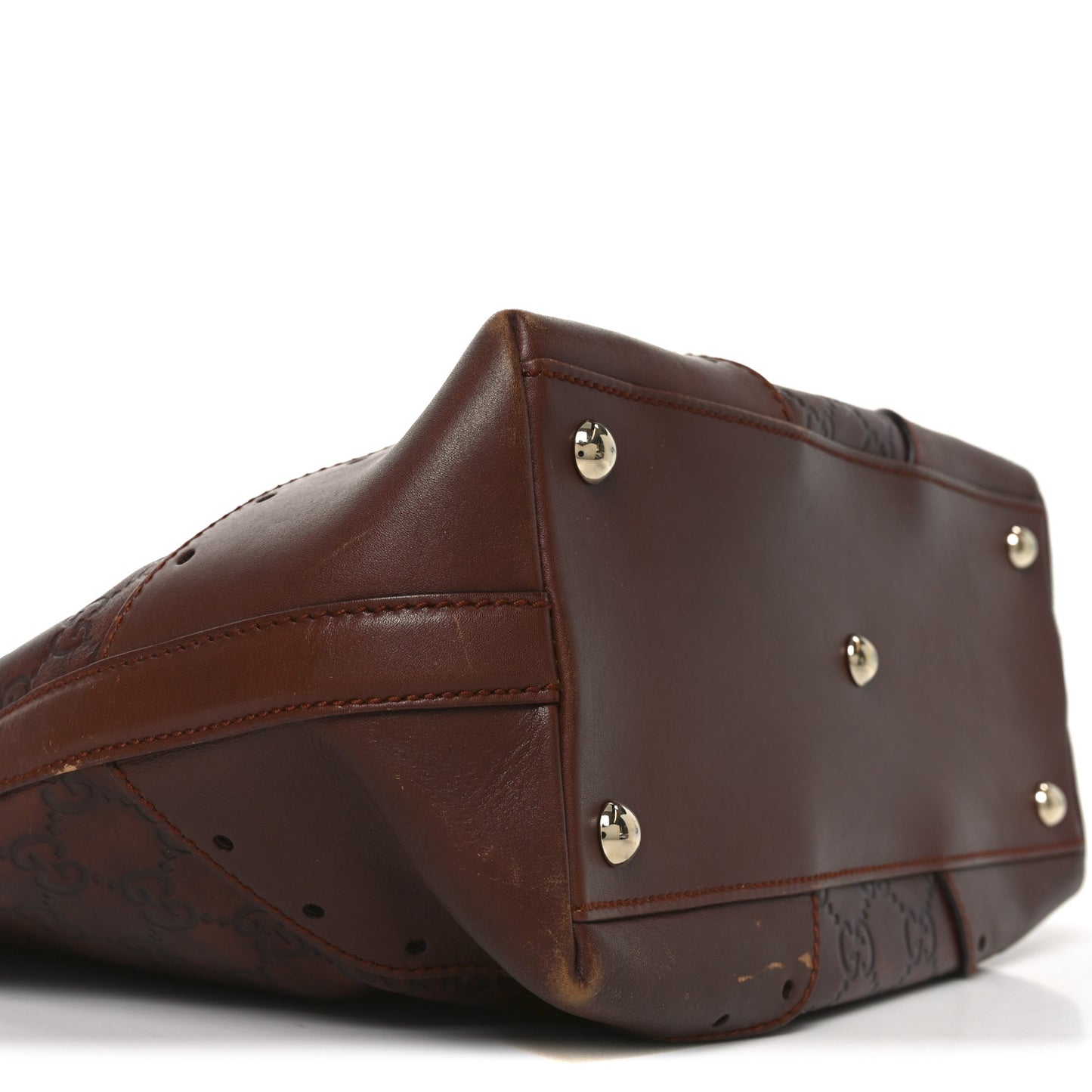 Guccissima Medium Punch Tote Brown