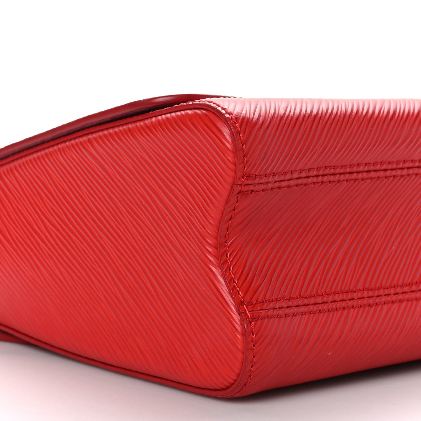 Epi Twist Shoulder Bag MM Coquelicot